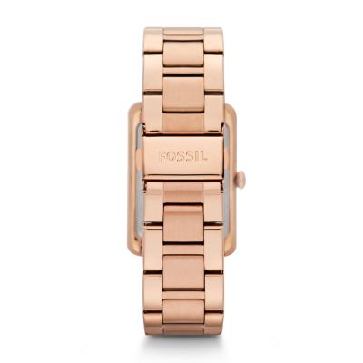 Florence Three Hand Stainless Steel Watch - Rose 