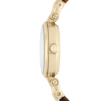  Georgia Three Hand Stainless Steel and Resin Watch – Tort 