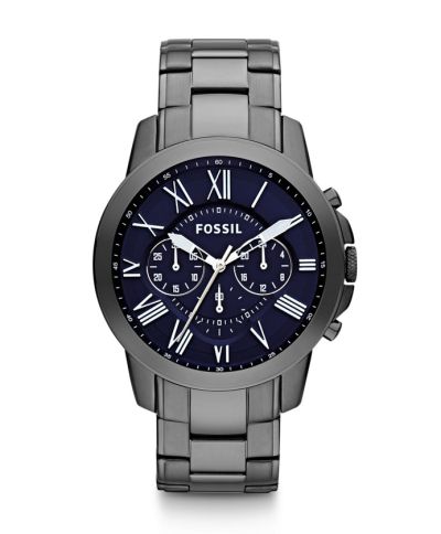  Grant Chronograph Stainless Steel Watch - Smoke 