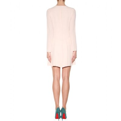 Embellished silk dress