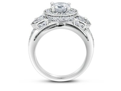 Silver ring "1000 Crystals"