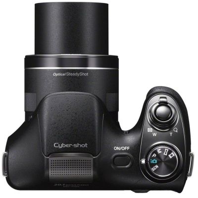 Digital camera Sony DSC-H300, 20.1MP, Black + SD card 8GB, Rechargeable