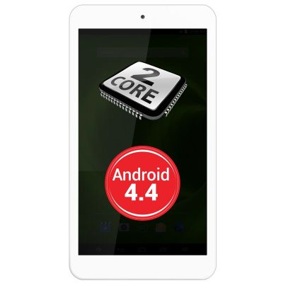 Allview Viva C7 Tablet with Cortex A7 Dual-Core 1.50GHZ processor, 7", LCD, 512MB DDR3, 8GB, Wi-Fi, Android 4.4 KitKat, White