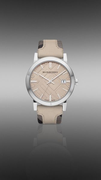  Georgia Three Hand Leather Watch – Smoke and Rose 